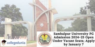 Sambalpur University PG Admission 2024-25 Open Under Vacant Seat; Apply by January 7